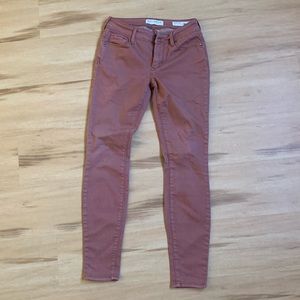 Brown pacsun bullhead jeggings